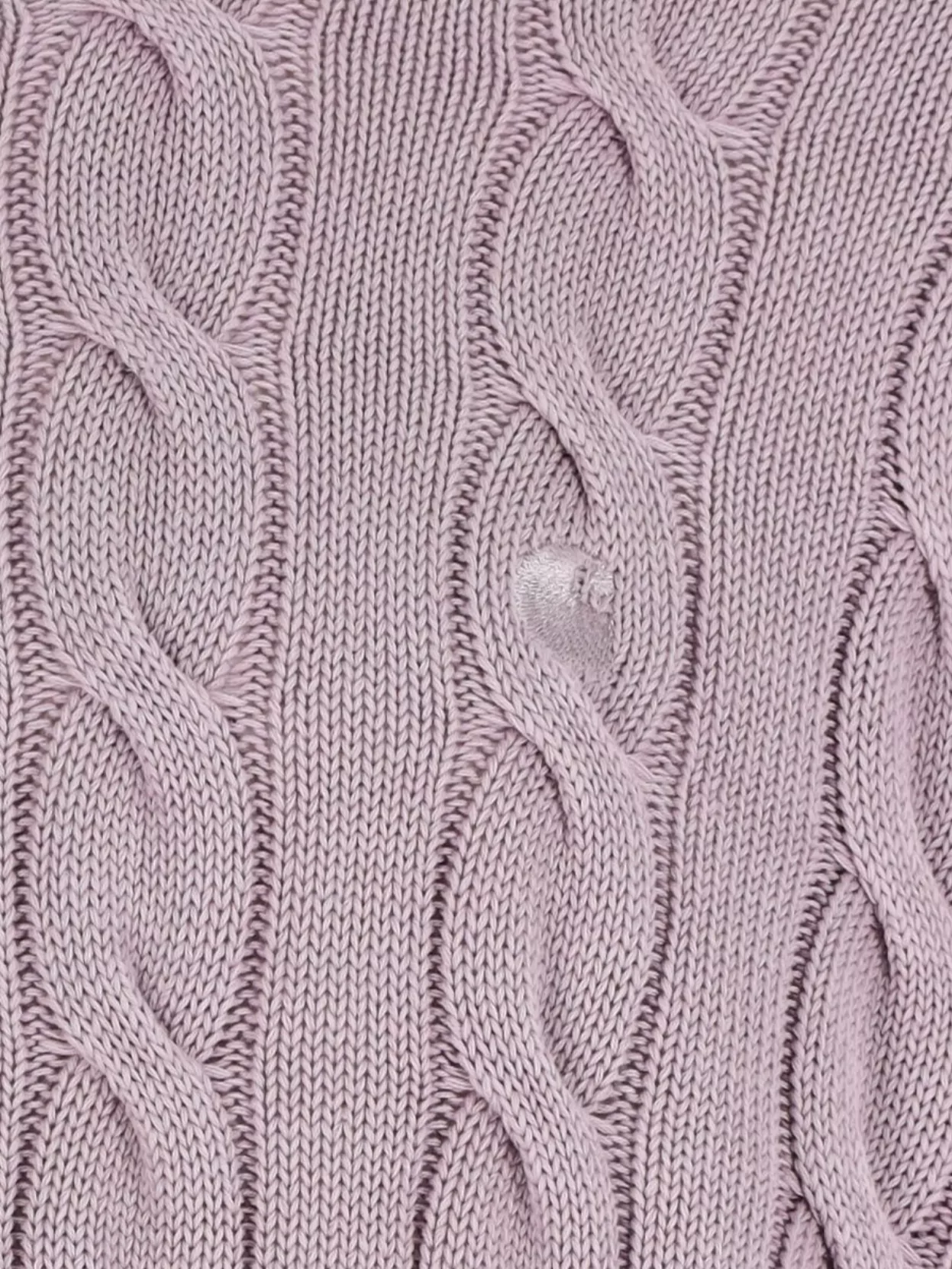 Carhartt Wip Cable Knit Crew Sweater With Long Sleeves