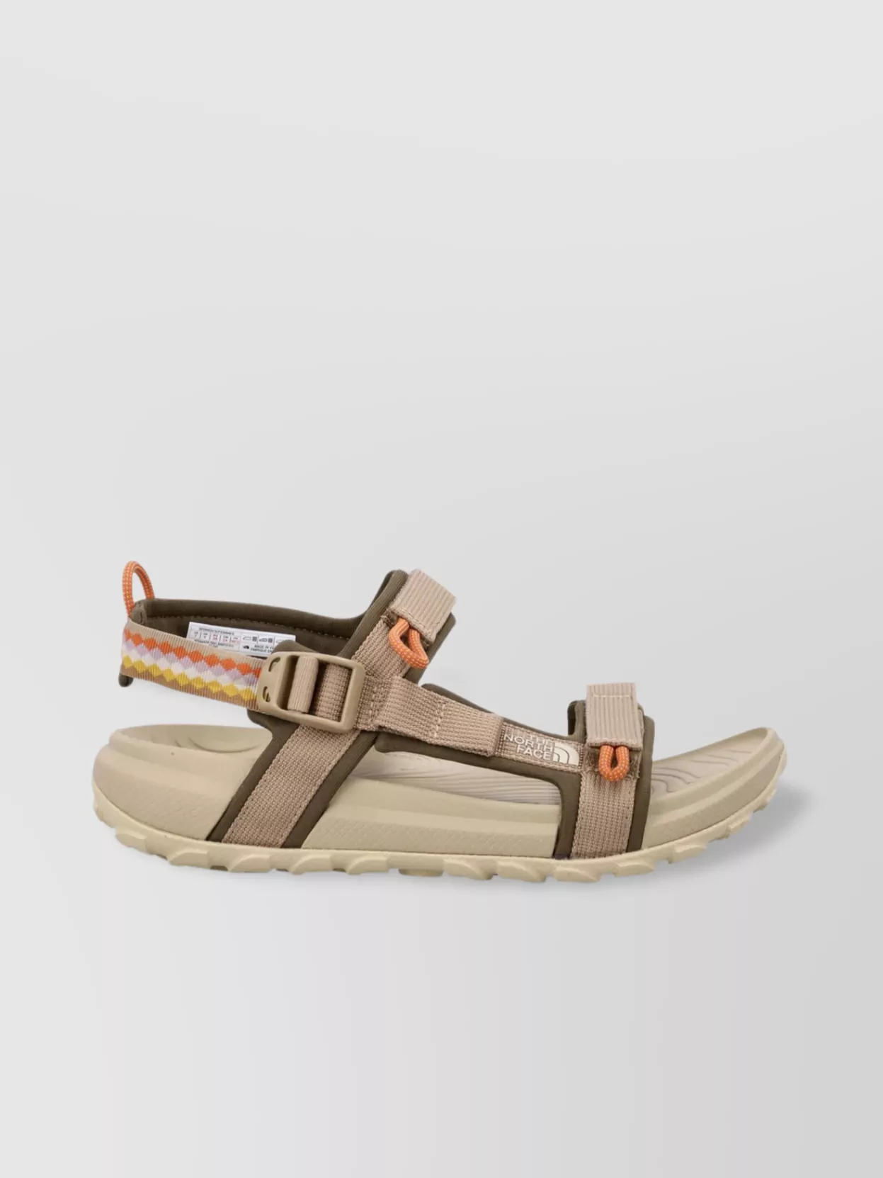 The North Face Explore Camp Sandal Buckle Detail In Neutral