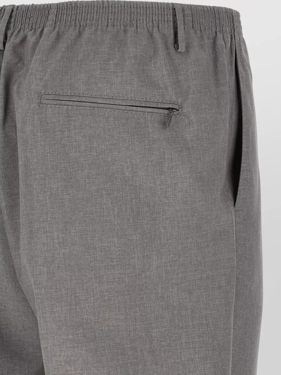Cellar Door Pleated Straight-Leg Trousers