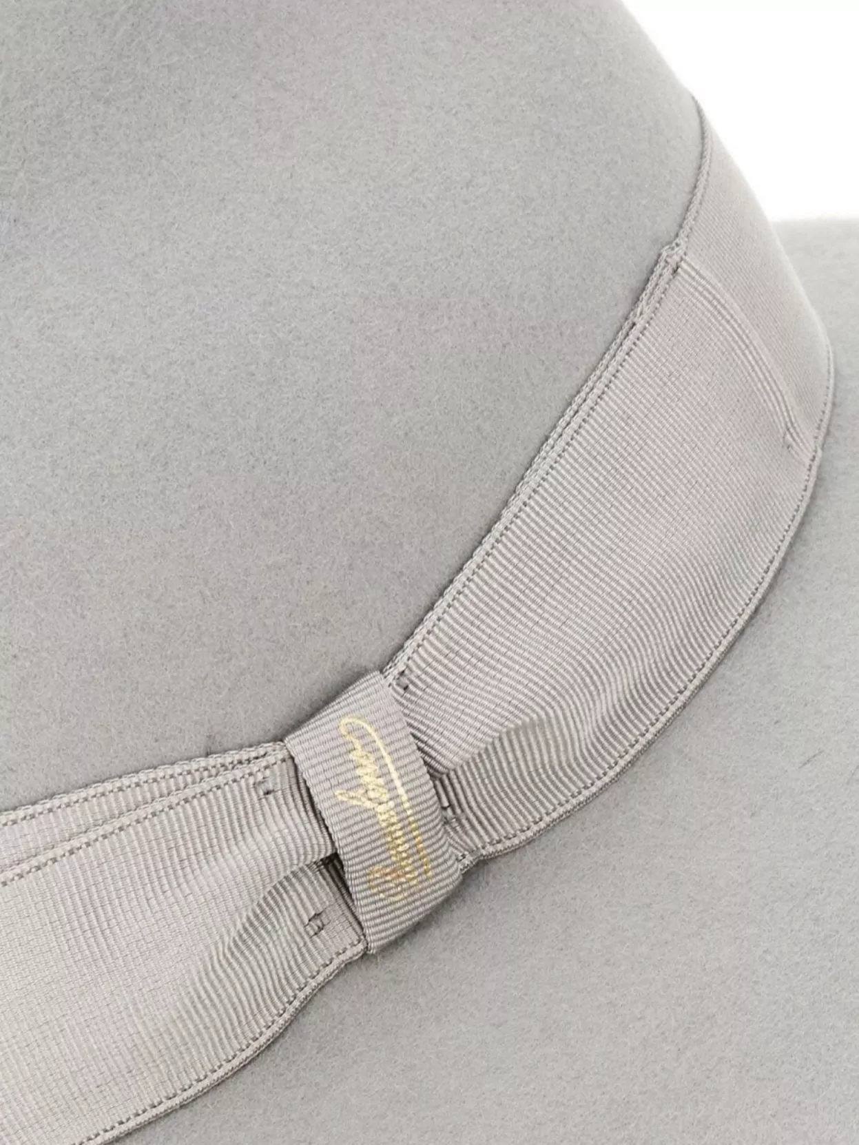 Borsalino Felt Hat Ribbon Detail