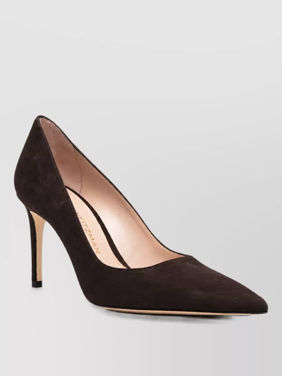 Stuart Weitzman suede leather pumps