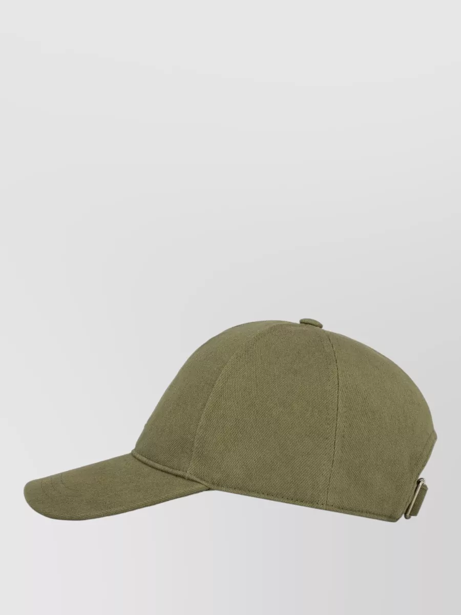 Saint Laurent Cotton Quilted Baseball Cap