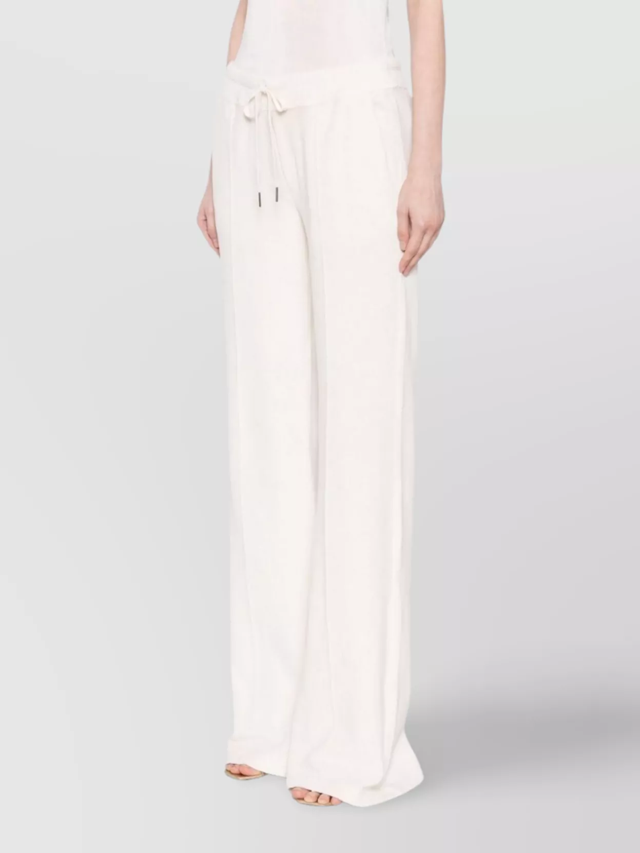 Tom Ford Trousers Featuring Back And Side Pockets In White