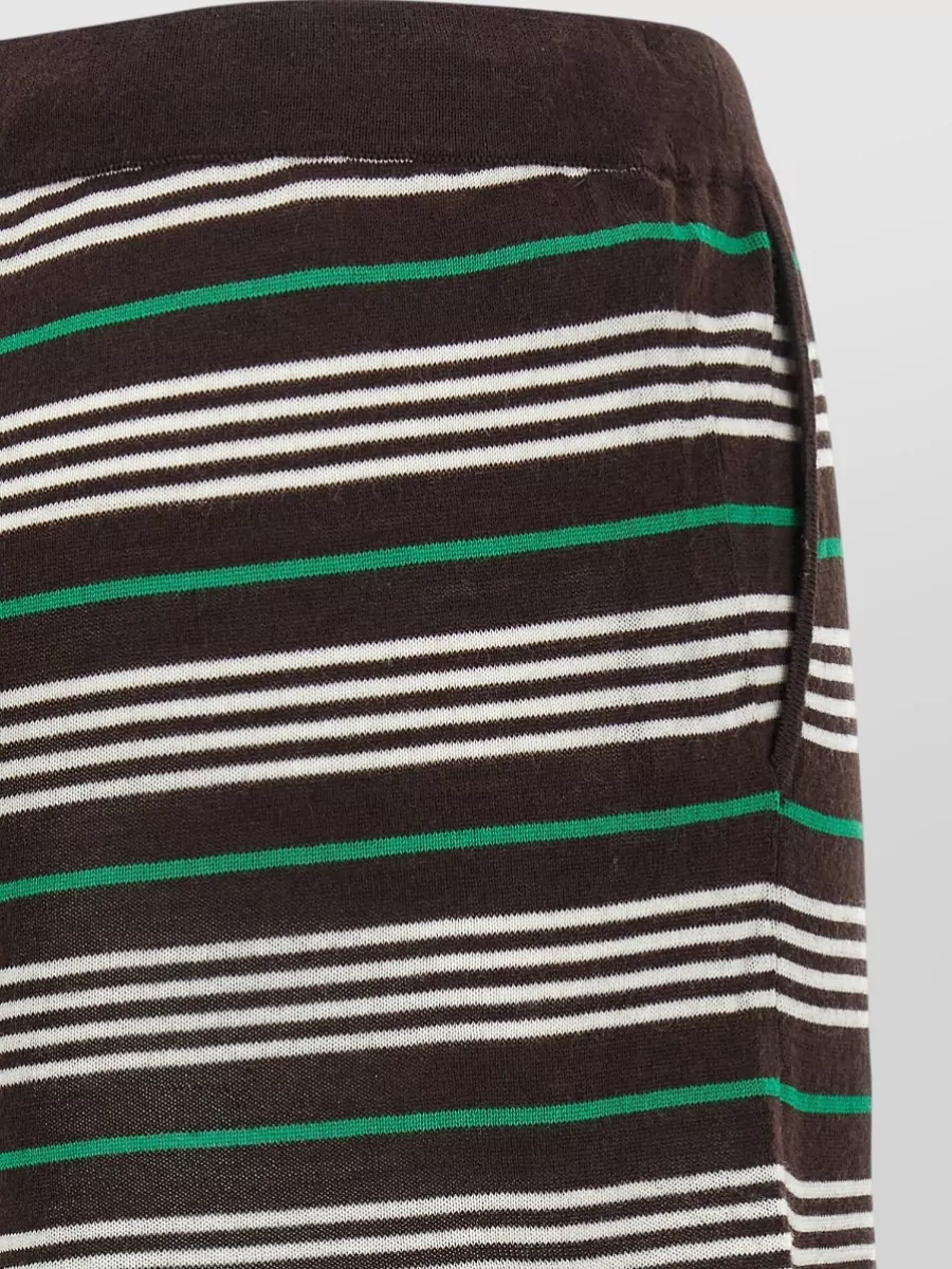 P.a.r.o.s.h. Striped Drawstring Shorts