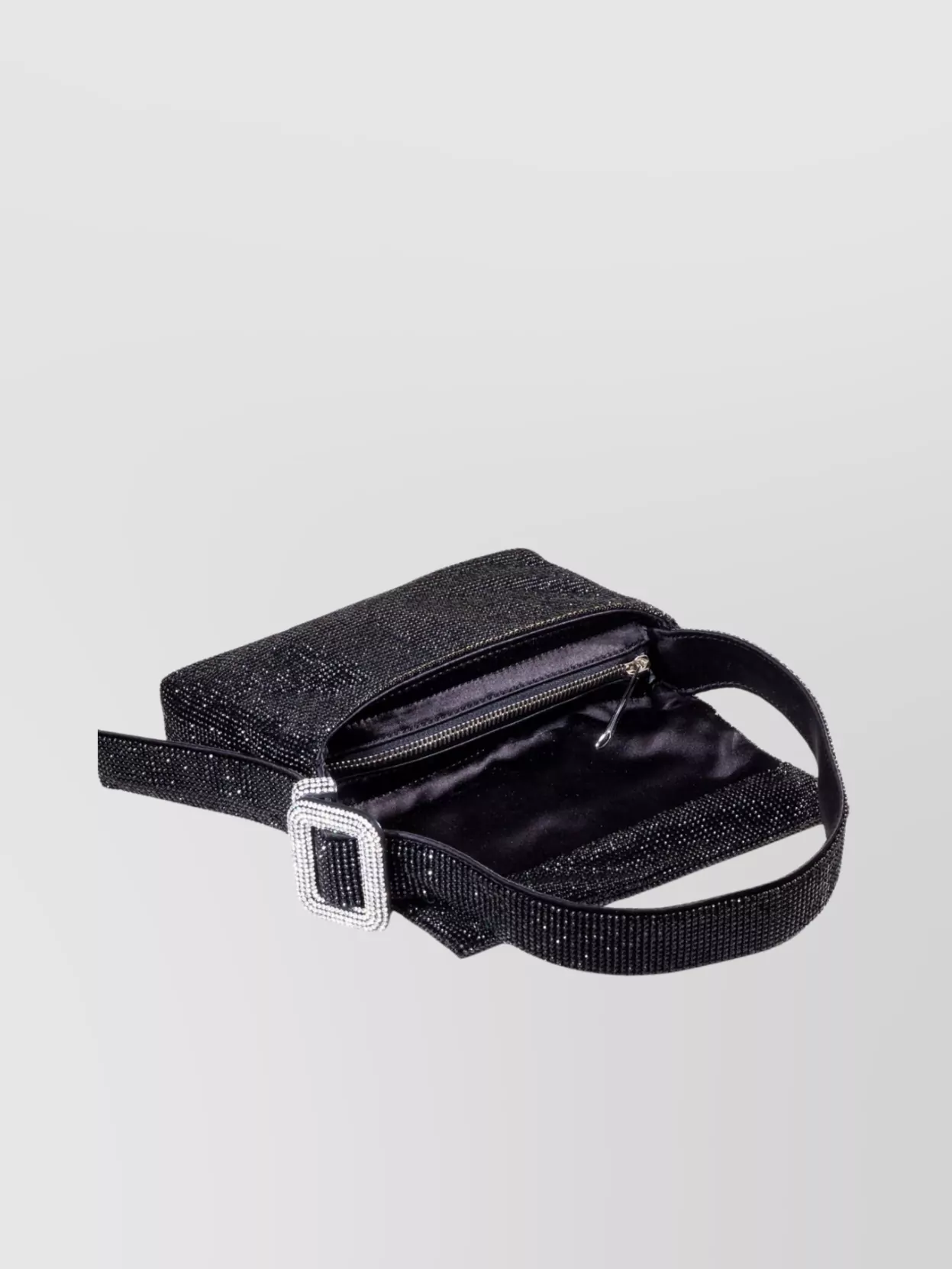 Benedetta Bruzziches Rhinestone Clutch Petite Adjustable Strap