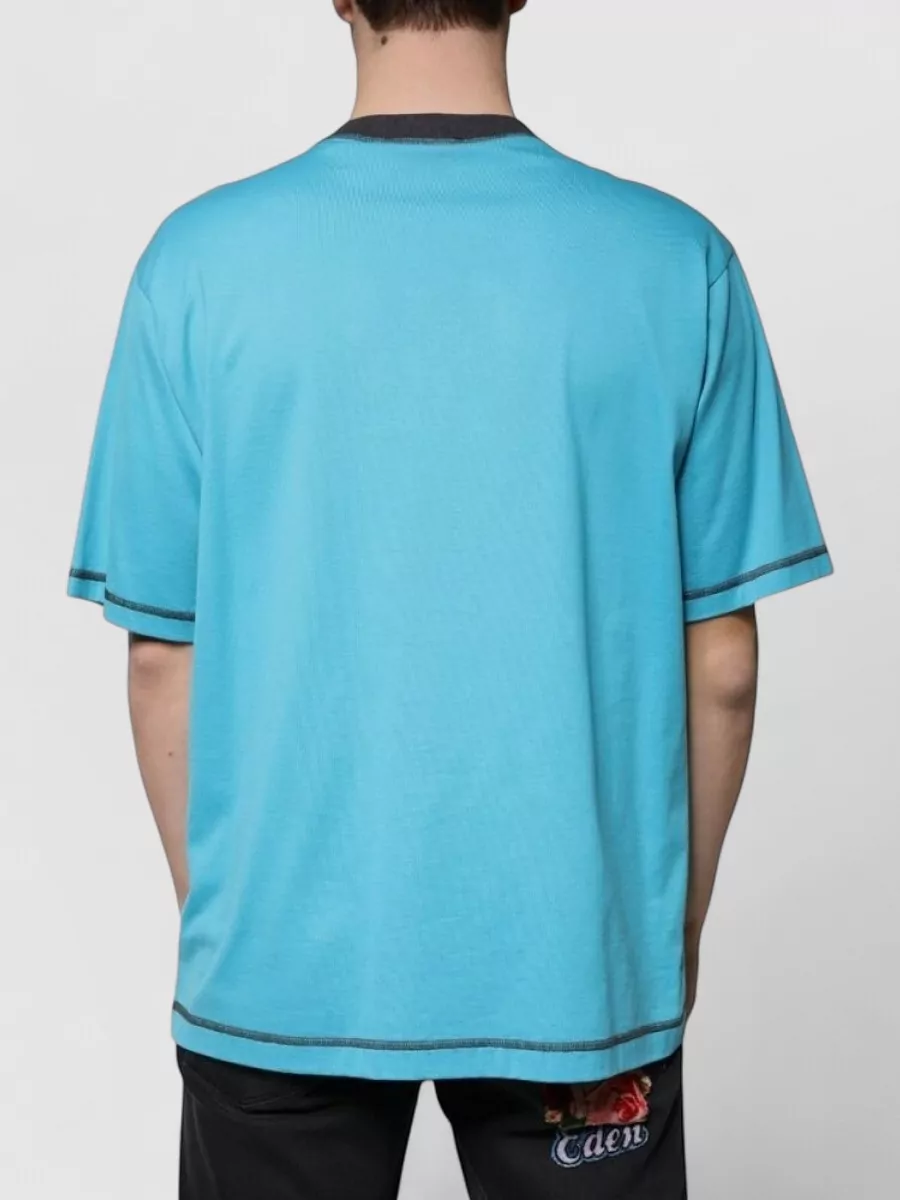 Dolce&Gabbana Cotton Logo-Print Crew-Neck Short-Sleeve T-Shirt