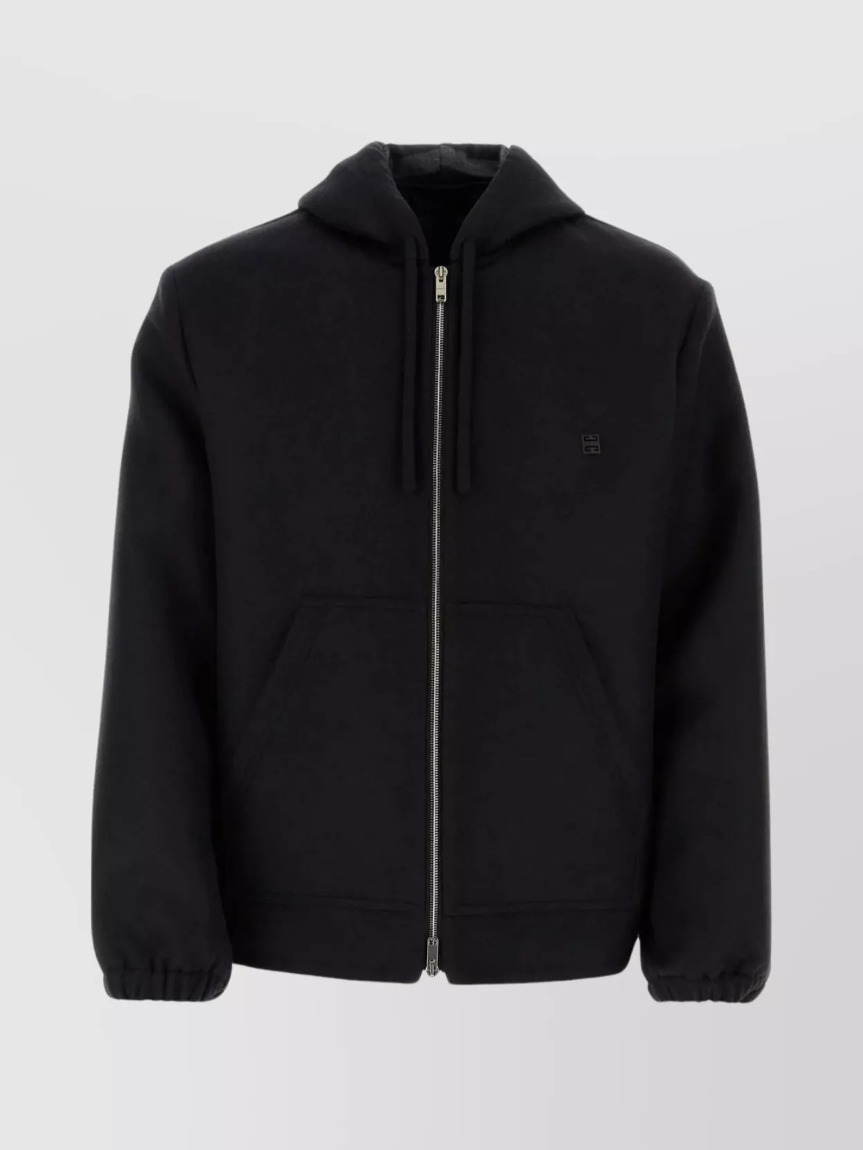 Shop Givenchy Hooded Wool Blend Sweater In Blue