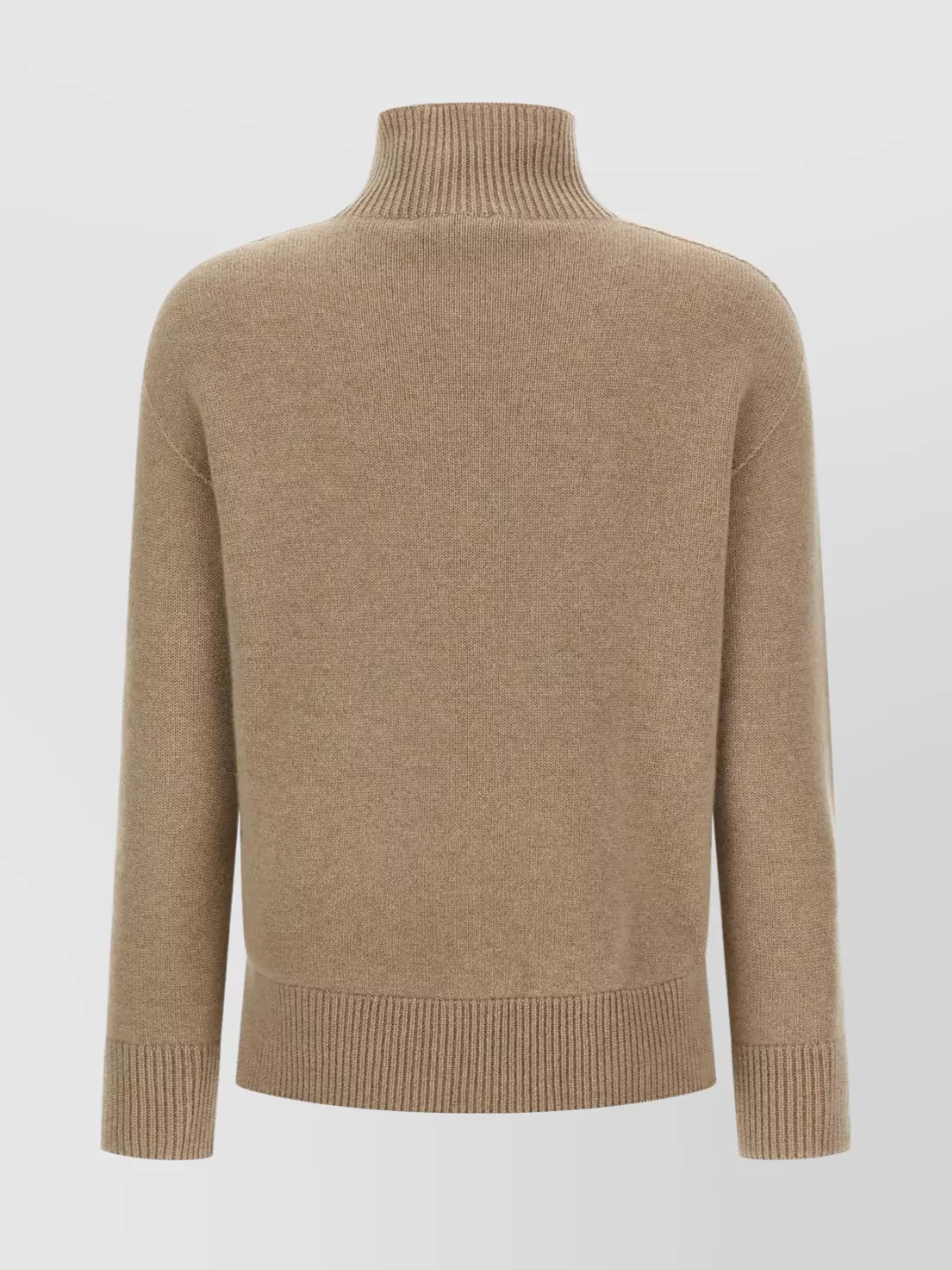 S Max Mara Turtleneck Sweater With Ribbed Cuffs And Hem