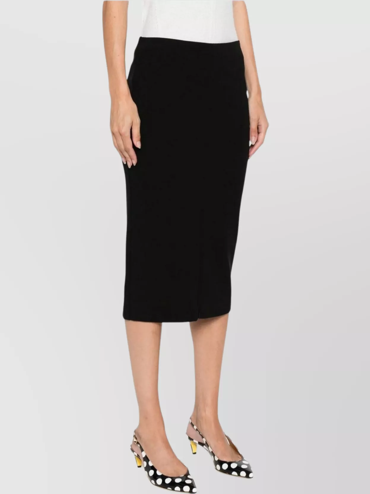 Pinko Slit Back High Waist Knee-Length Pencil