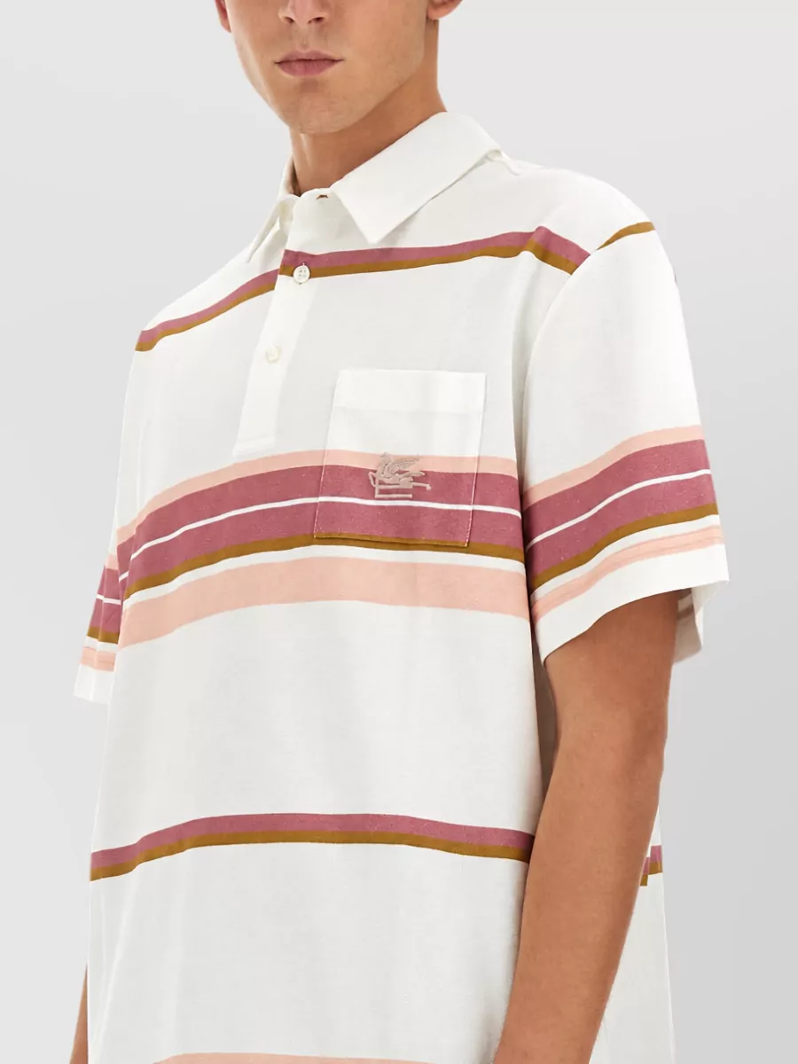 Etro Embroidered Polo Shirt