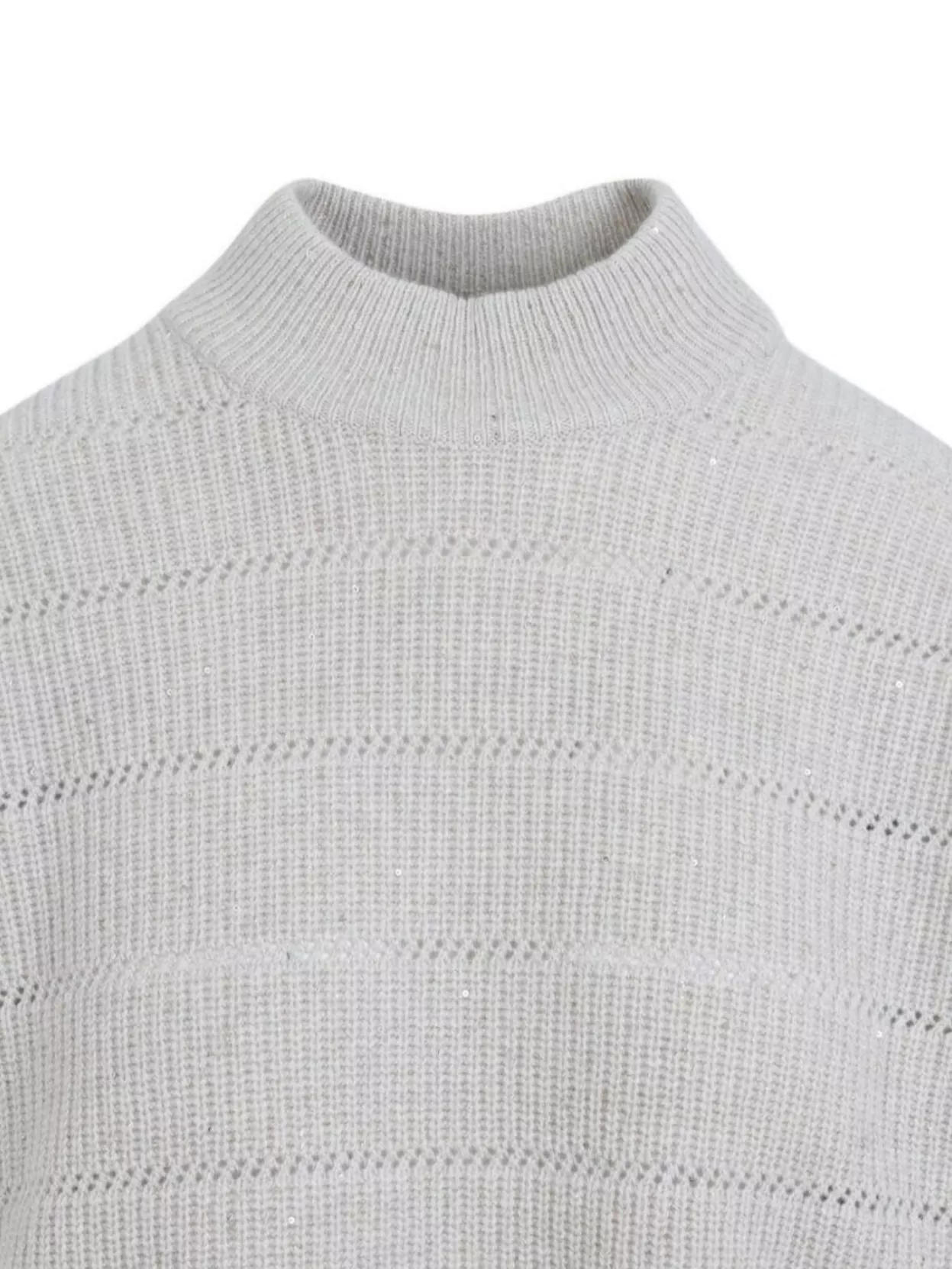 Brunello Cucinelli Ribbed Knit Turtleneck Long Sleeves