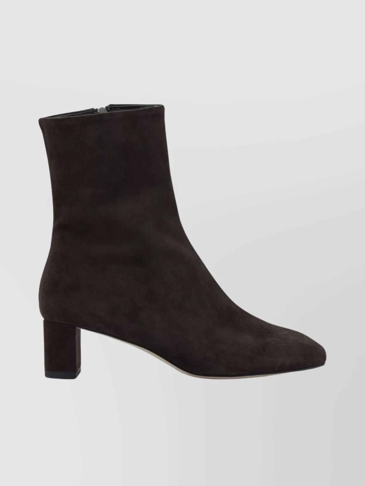Aeyde Suede Block Heel Ankle Boots Millie