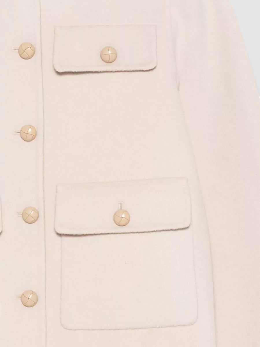 Semicouture Wool Single-Breasted Coat
