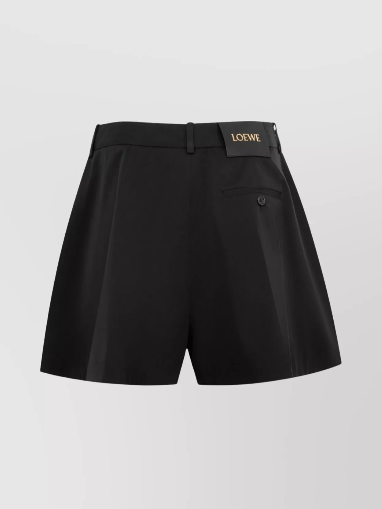 Shop Loewe Tailored Shorts With Button And Pockets