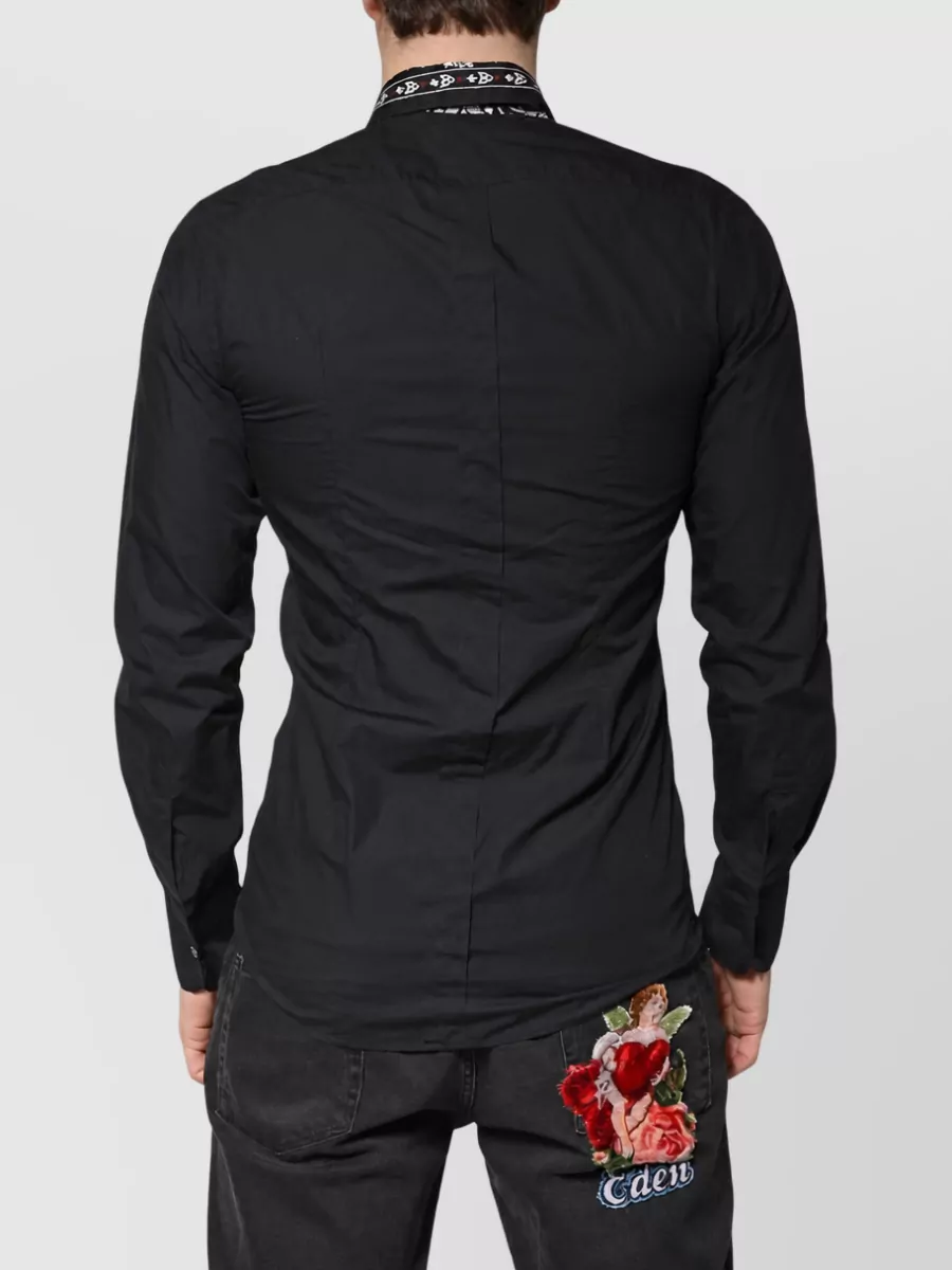 Dolce&Gabbana Silk Blend Bandana Print Dress Shirt