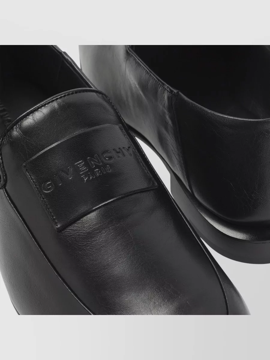 Givenchy Round Toe Smooth Finish Leather Loafers