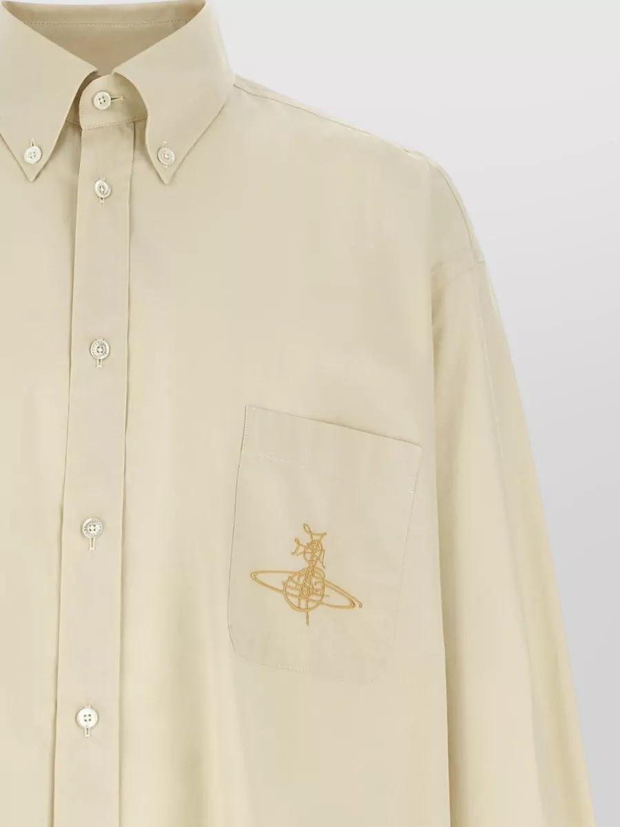 Vivienne Westwood Longline Shirt Front Pocket Relaxed Cut