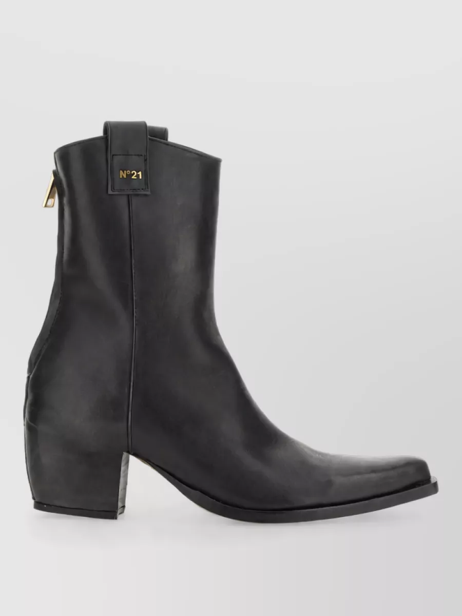 N 21 Leather Boots