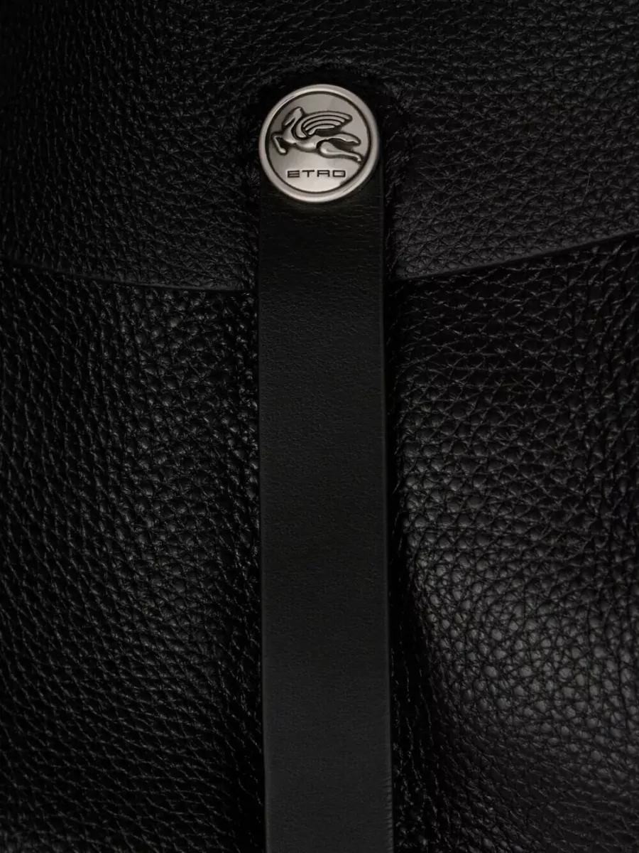 Etro Lamb Leather Clutch Bag