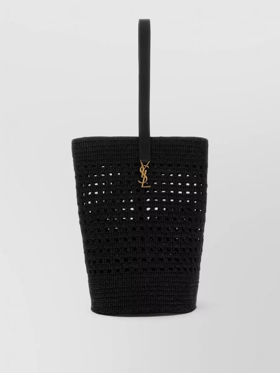 Saint Laurent Raffia tote bag