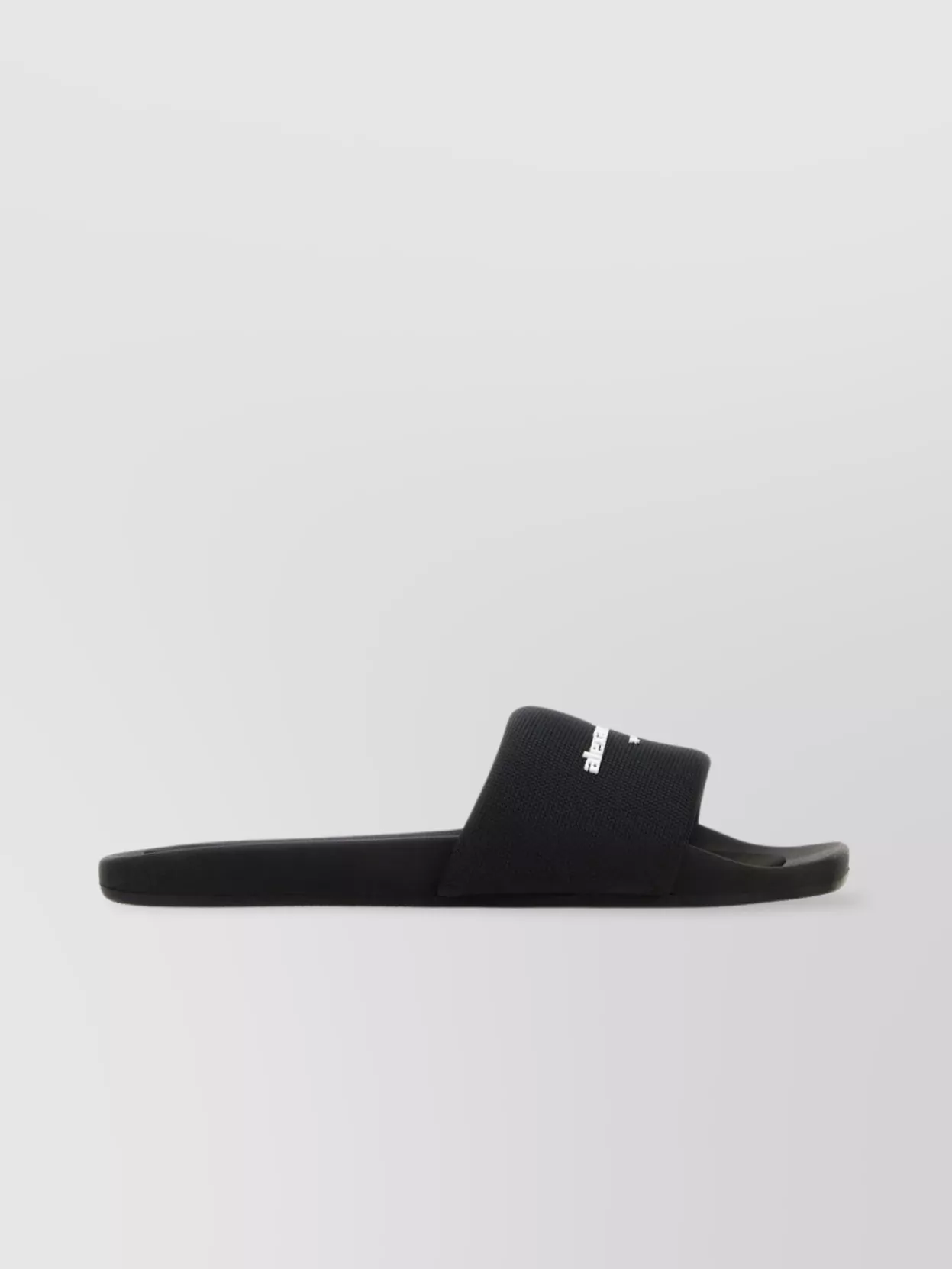 Shop Alexander Wang Nylon Slides & Flip Flops In Black