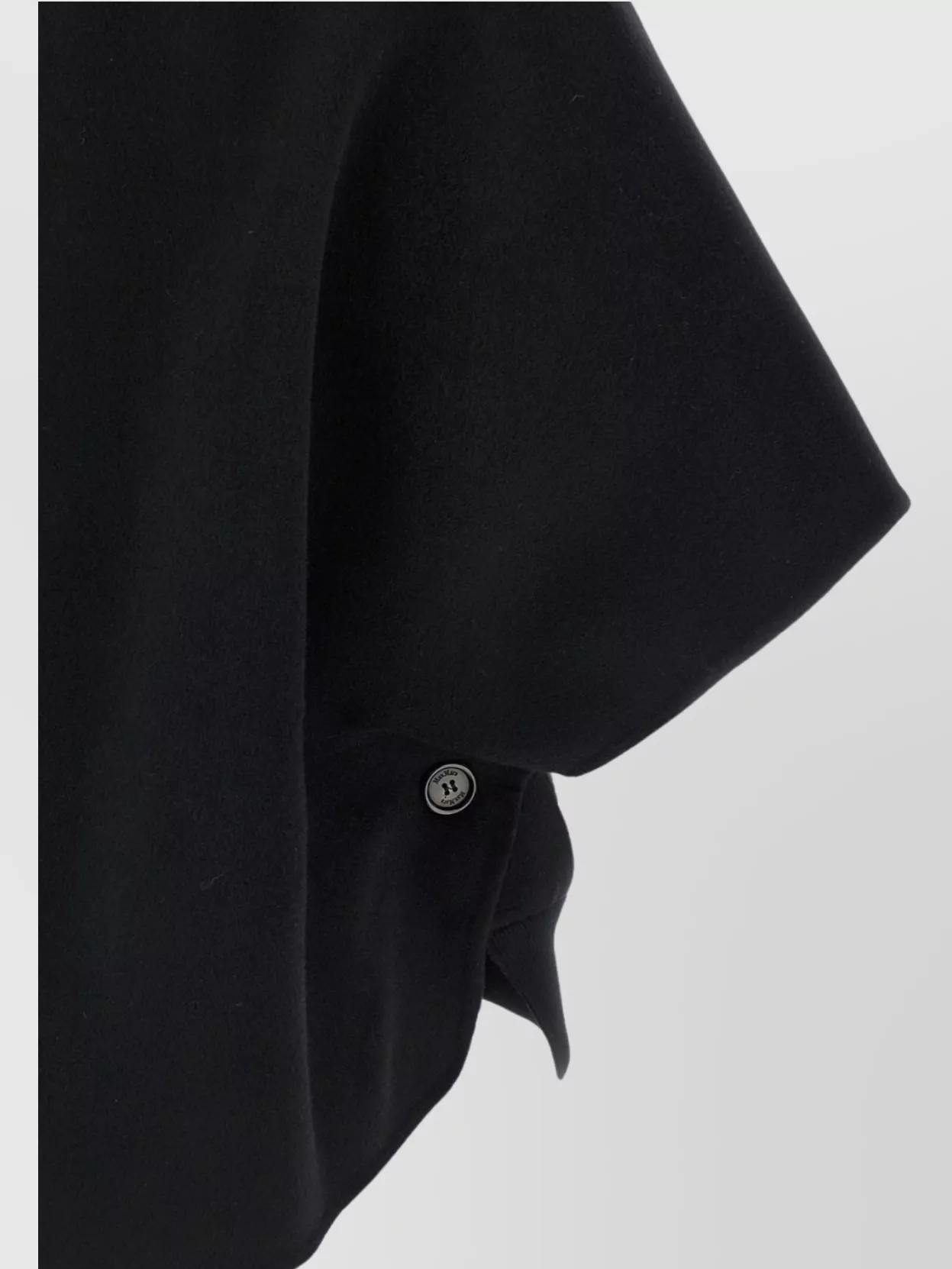 Max Mara 'Leticia' Cape With High Collar And Side Pockets