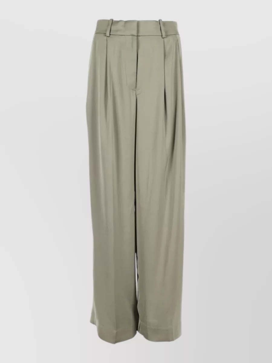 Michael Kors satin wide-leg trousers