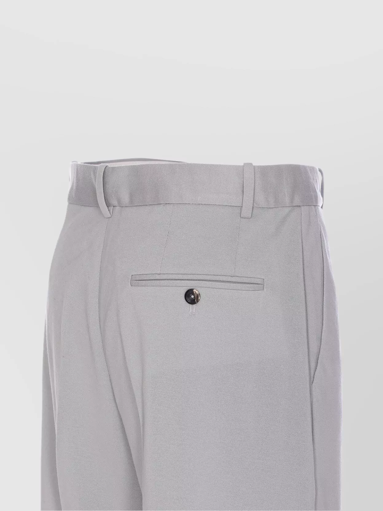 Circolo 1901 Regular Fit Trousers Button Detail In Gray