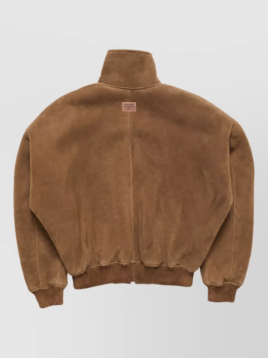 Acne Studios Shearling Single-Breasted Coat