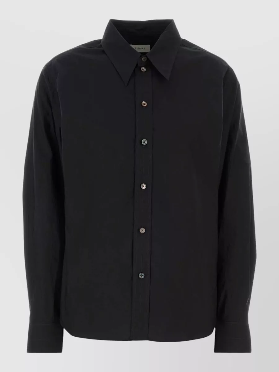 Lemaire Silk blend poplin shirt