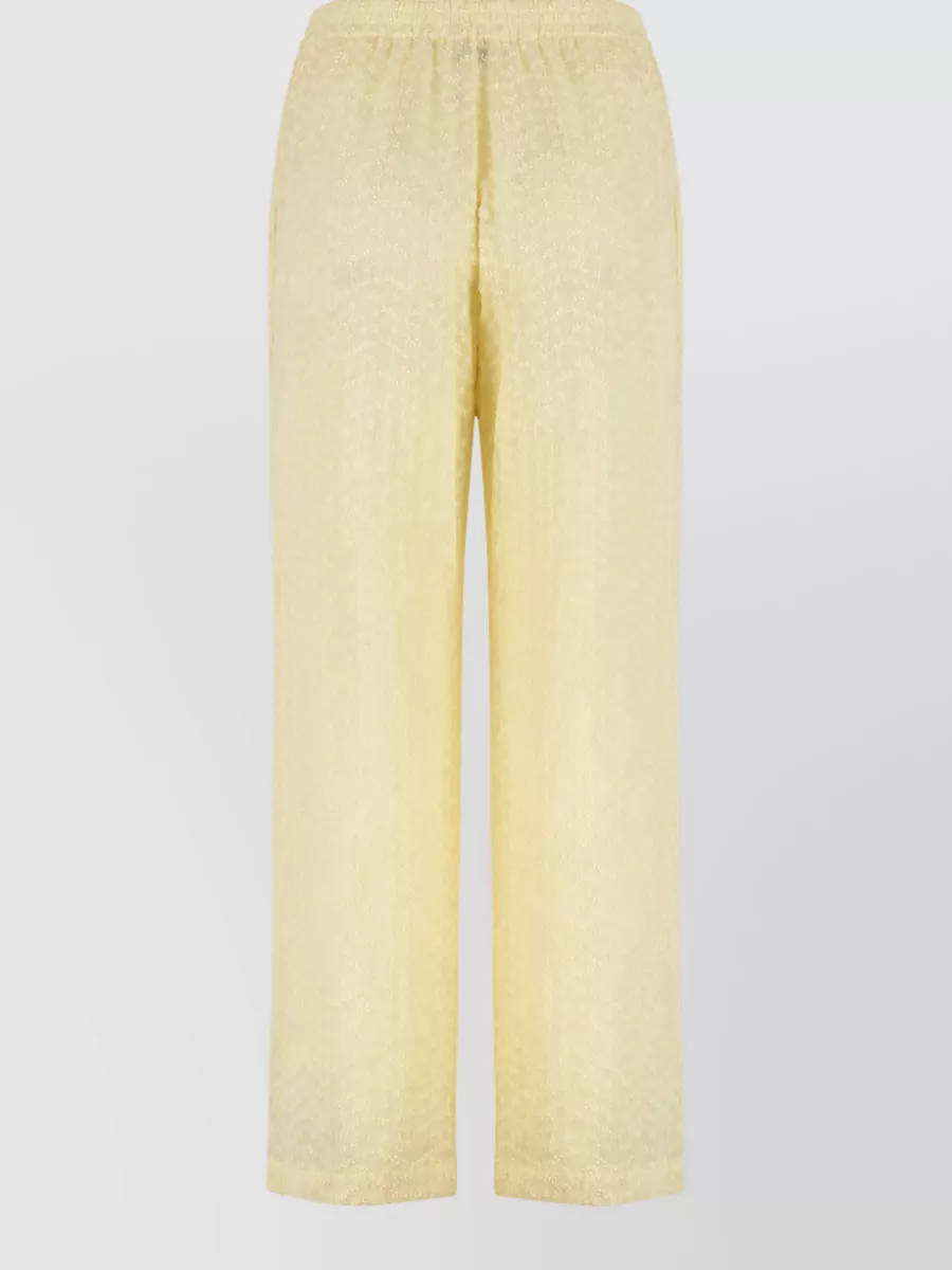 Saint Laurent Silk Muslin Pajama Set