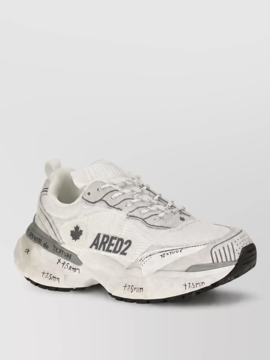Dsquared2 polyester low-top sneakers