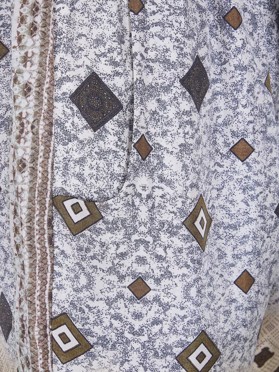 Pierre Louise Mascia Aloe Print Trousers Featuring Side Pockets