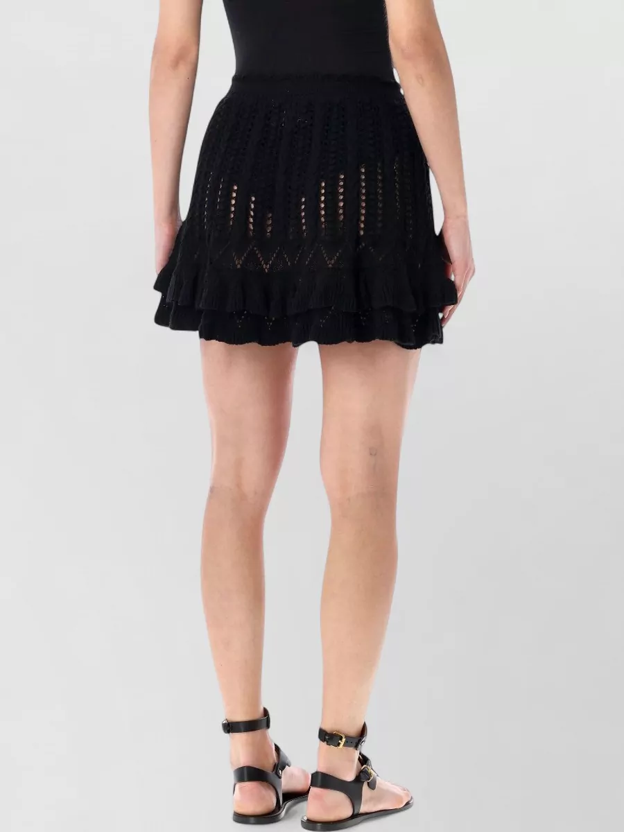 Isabel Marant Etoile Cotton Knit Mini Skirt