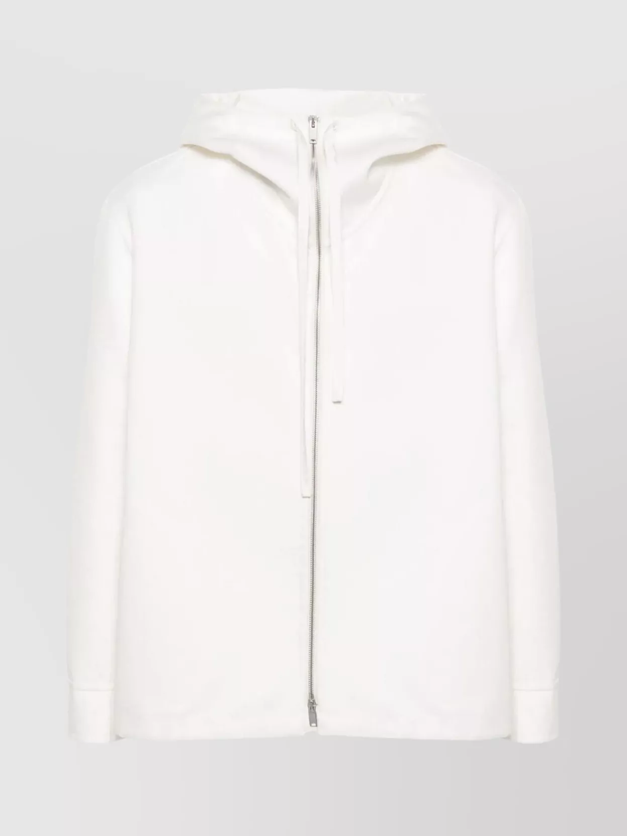 Jil Sander Boxy Fit Jacket With Hood And Drawstring