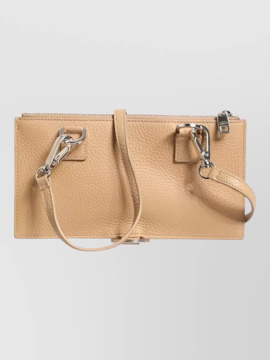 Dolce&Gabbana Leather Crossbody Card Holder Wallet