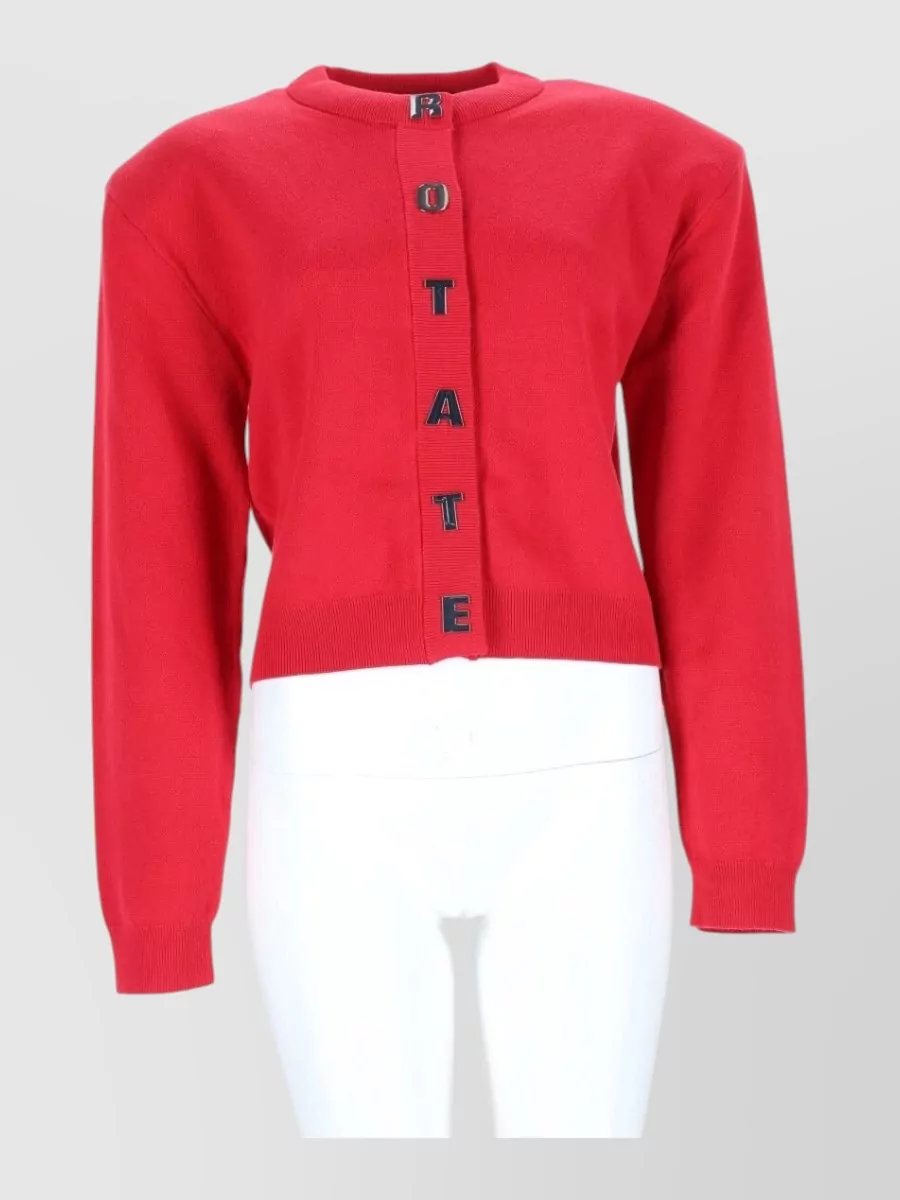 Rotate chunky-knit cardigan