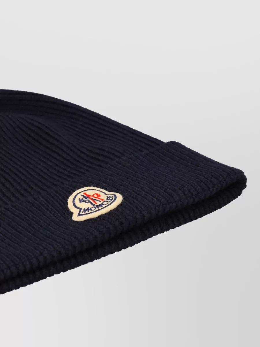 Moncler Ribbed Wool Beanie