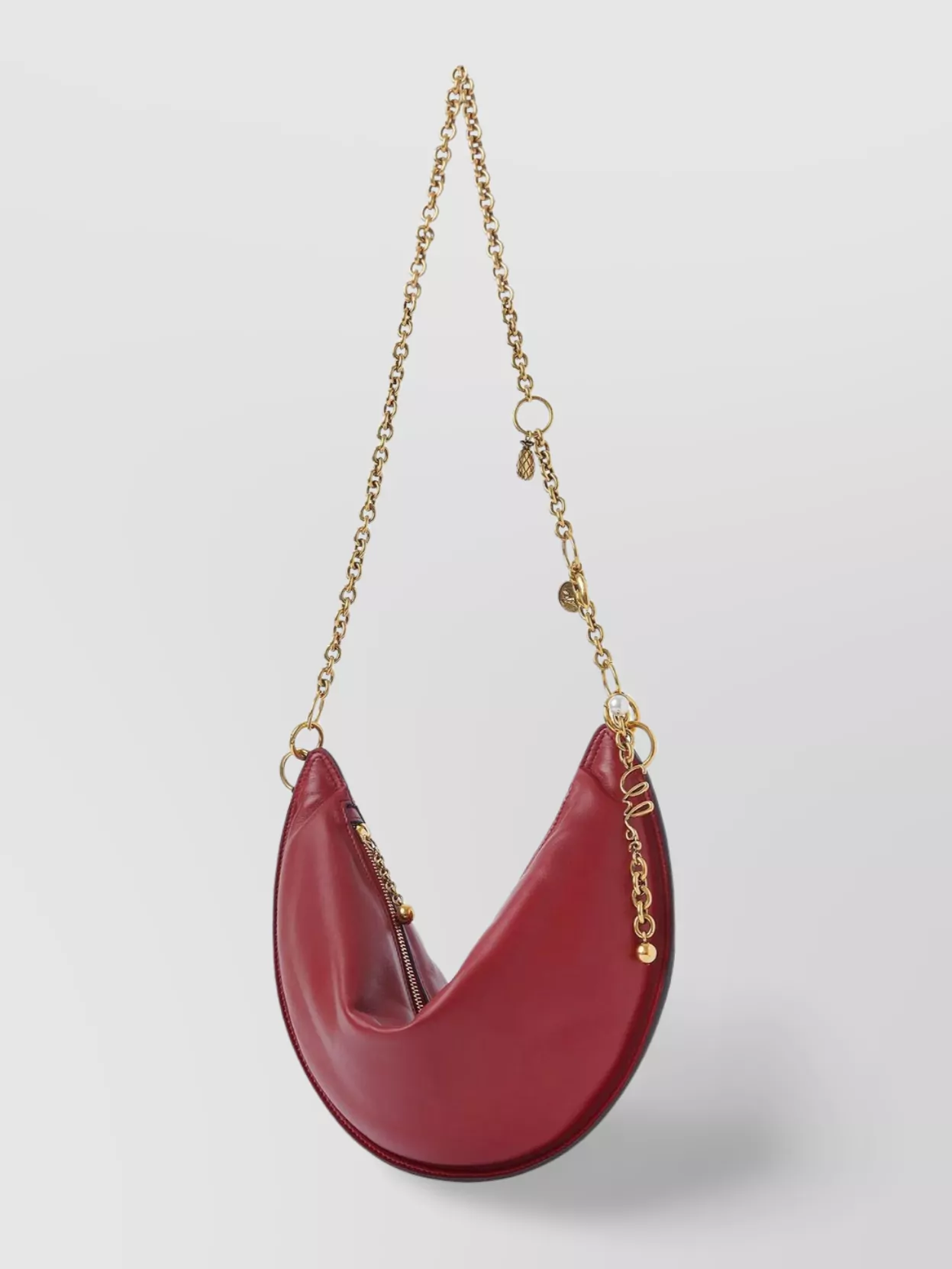 Chloé Leather Crescent Shoulder Bag
