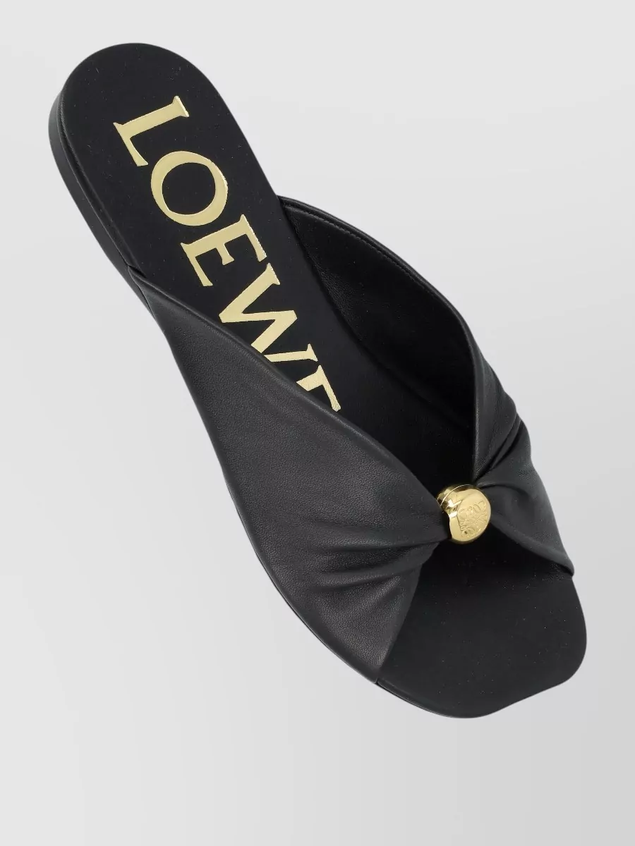 Loewe Leather Slides