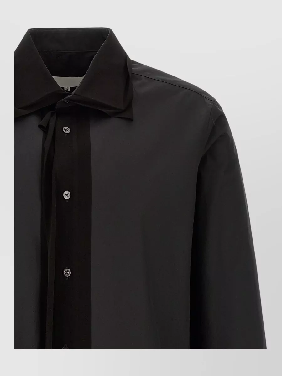 Maison Margiela Cotton Contrast Panel Shirt