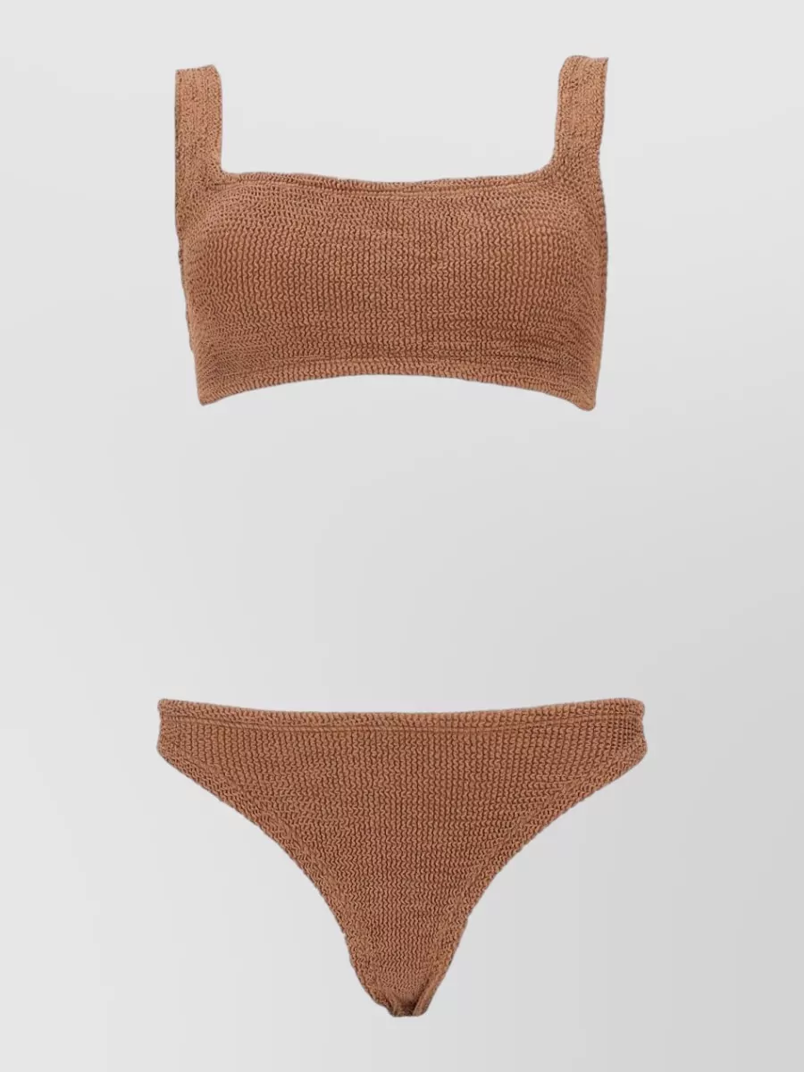 Hunza G metallic bikini set