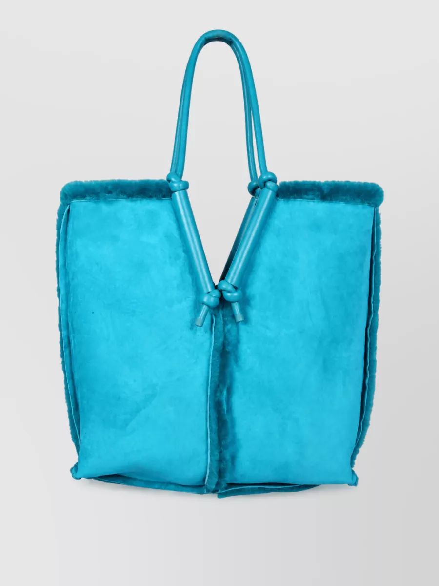 Bottega Veneta Na Shearling Tote Bag