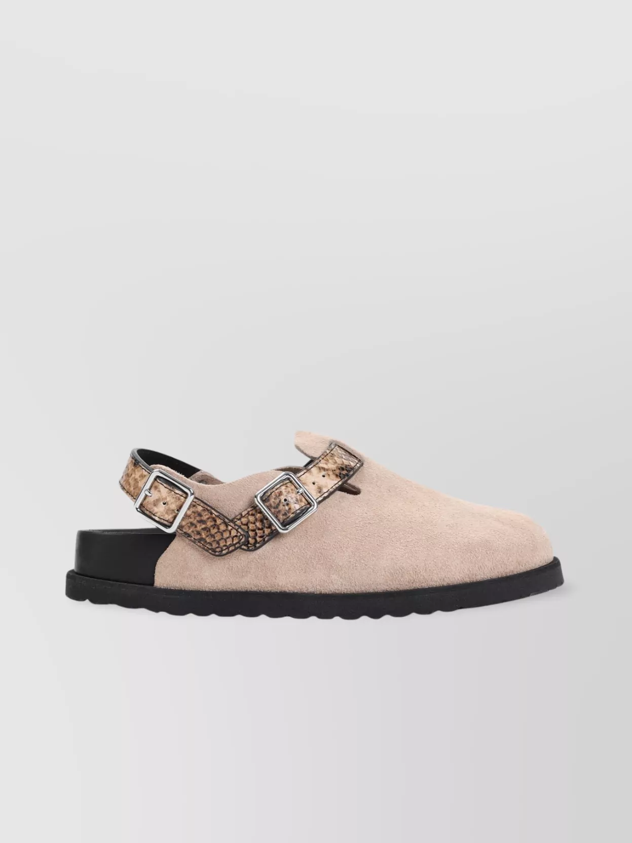 BIRKENSTOCK 1774 TOKIO SANDALS WITH SNAKE LEATHER STRAPS