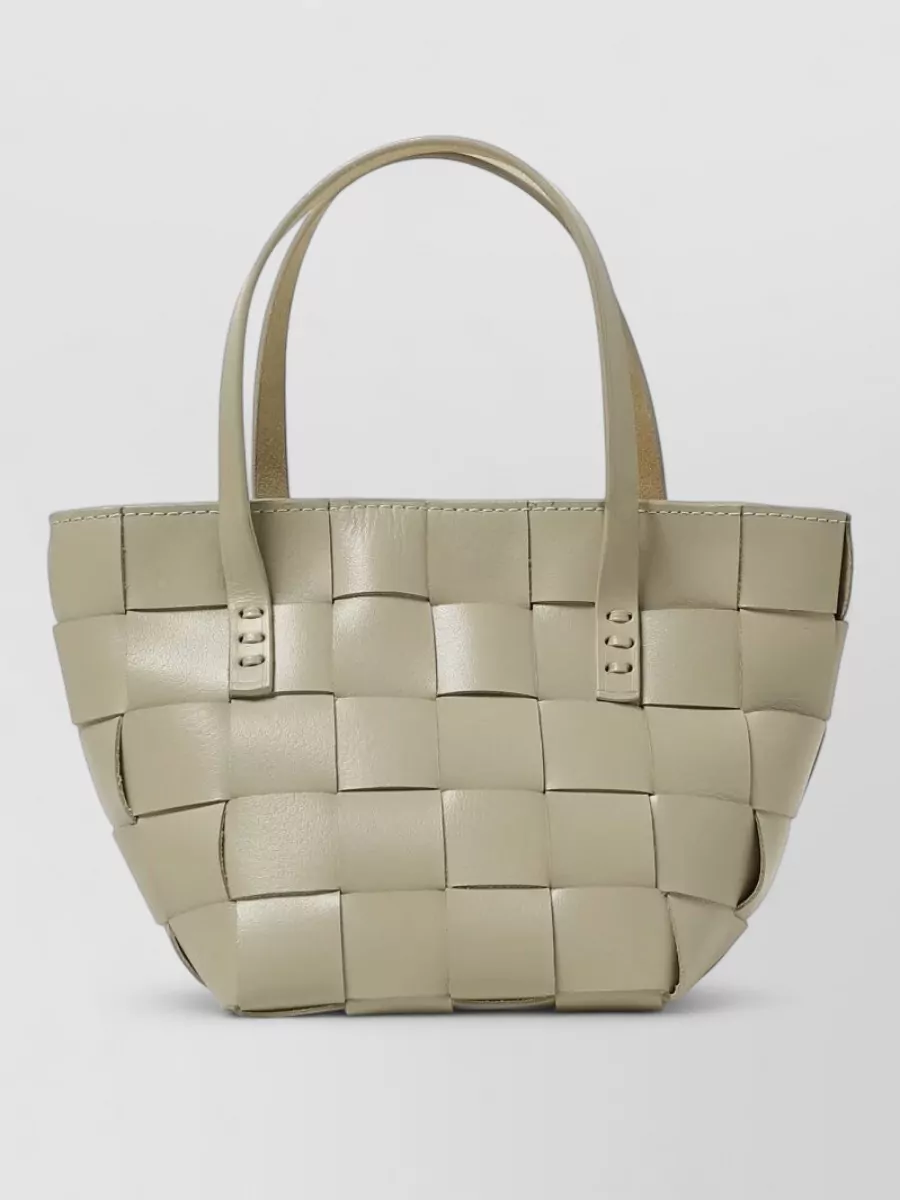 Dragon Diffusion Vintage Mesh Tote Leather Tote Bag