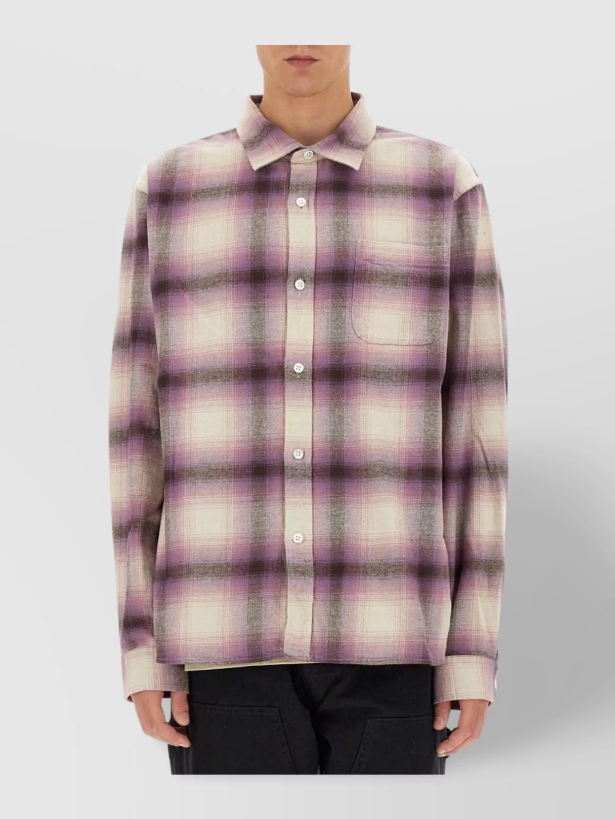 Stussy Checkered Shirt Featuring Pocket