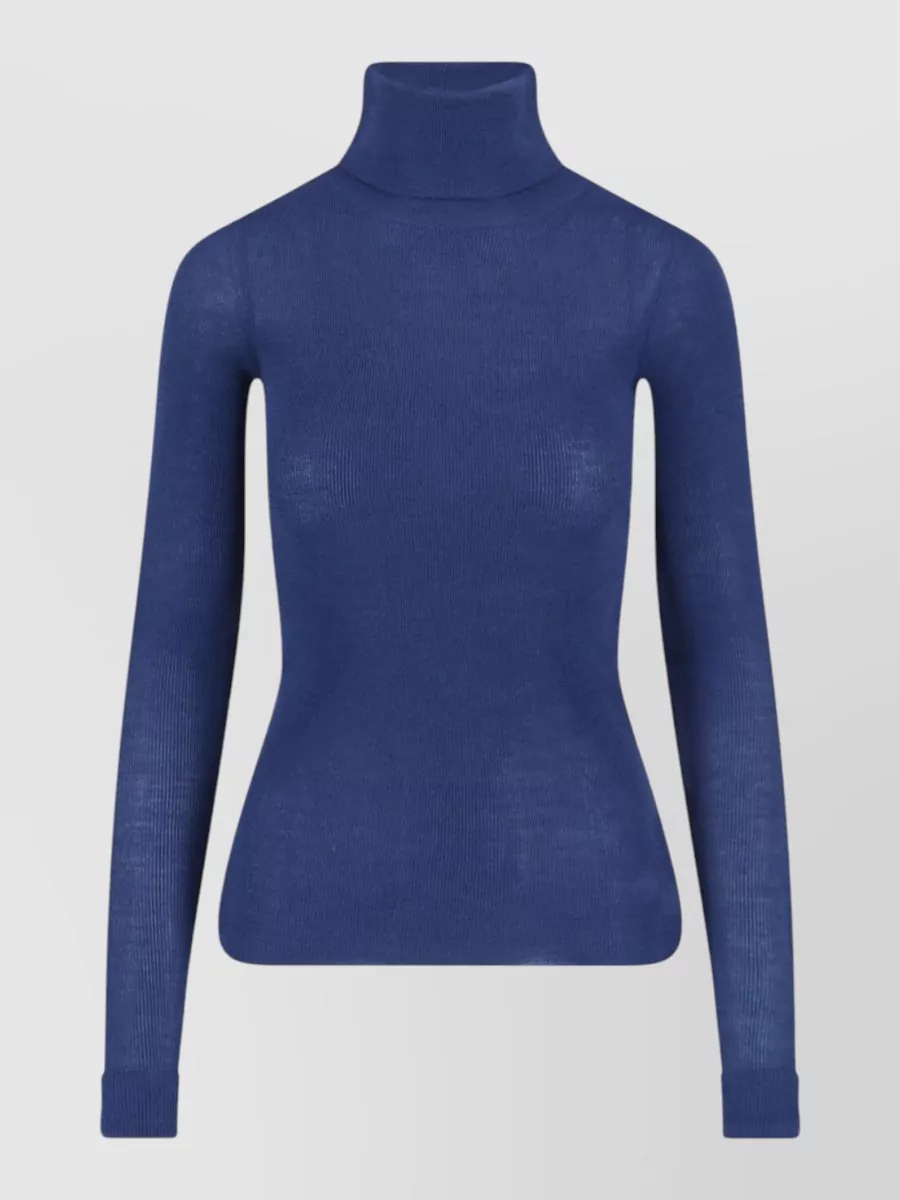 The Frankie Shop silk wool crewneck sweatshirt