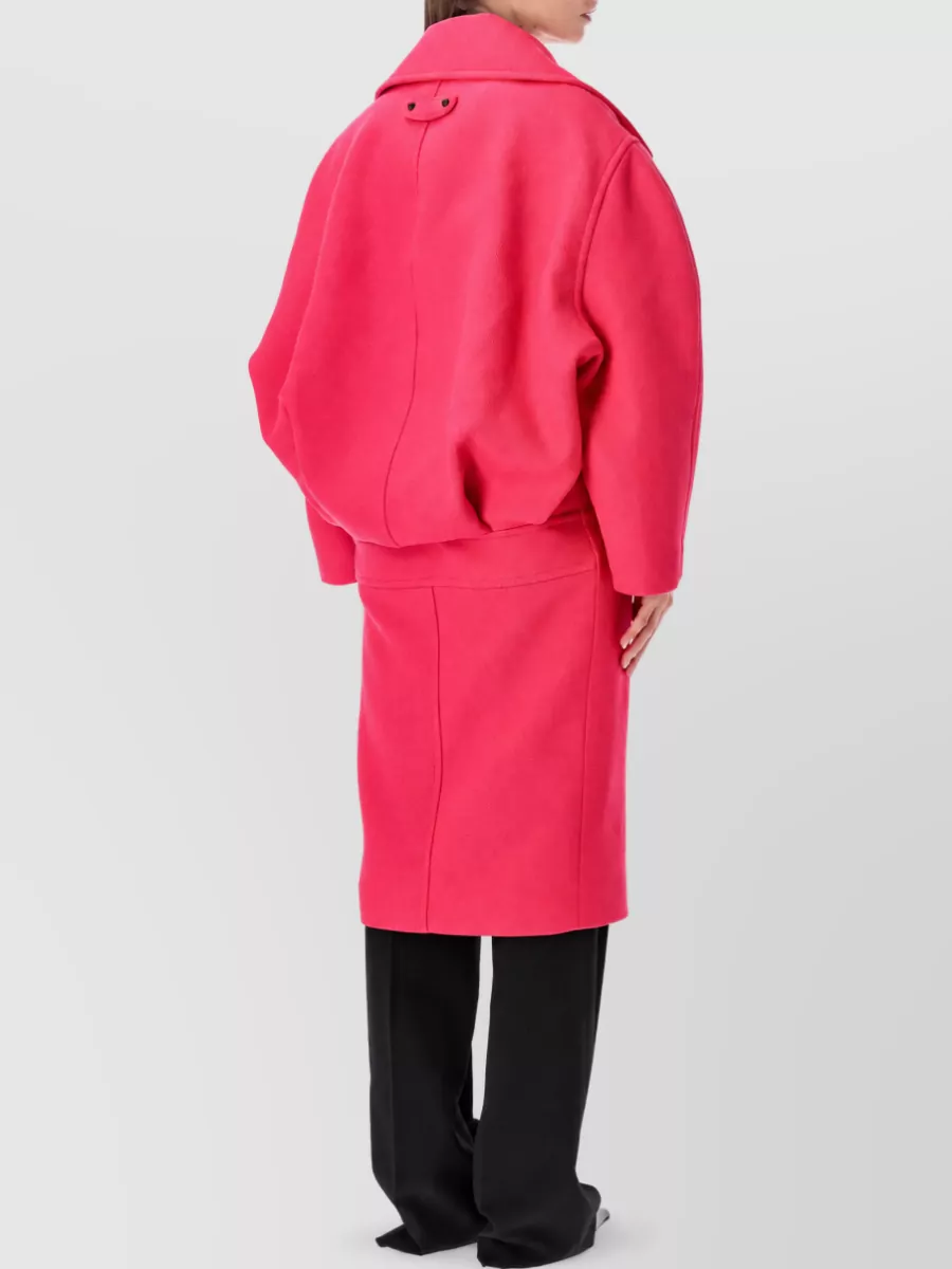 Balenciaga Wool Long Oversized Double-Breasted Coat