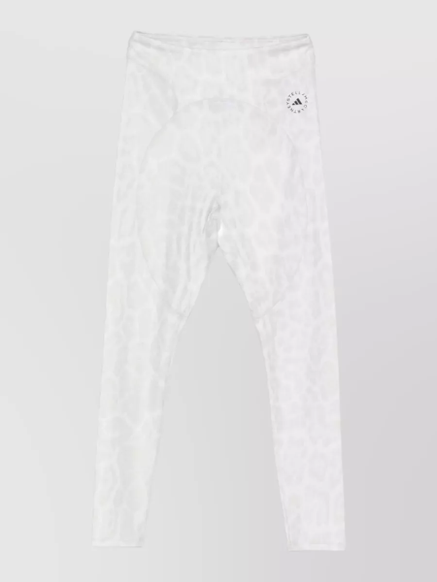 Adidas By Stella Mccartney Leopard-Print Logo-Print Slim-Fit 7/8 Leggings