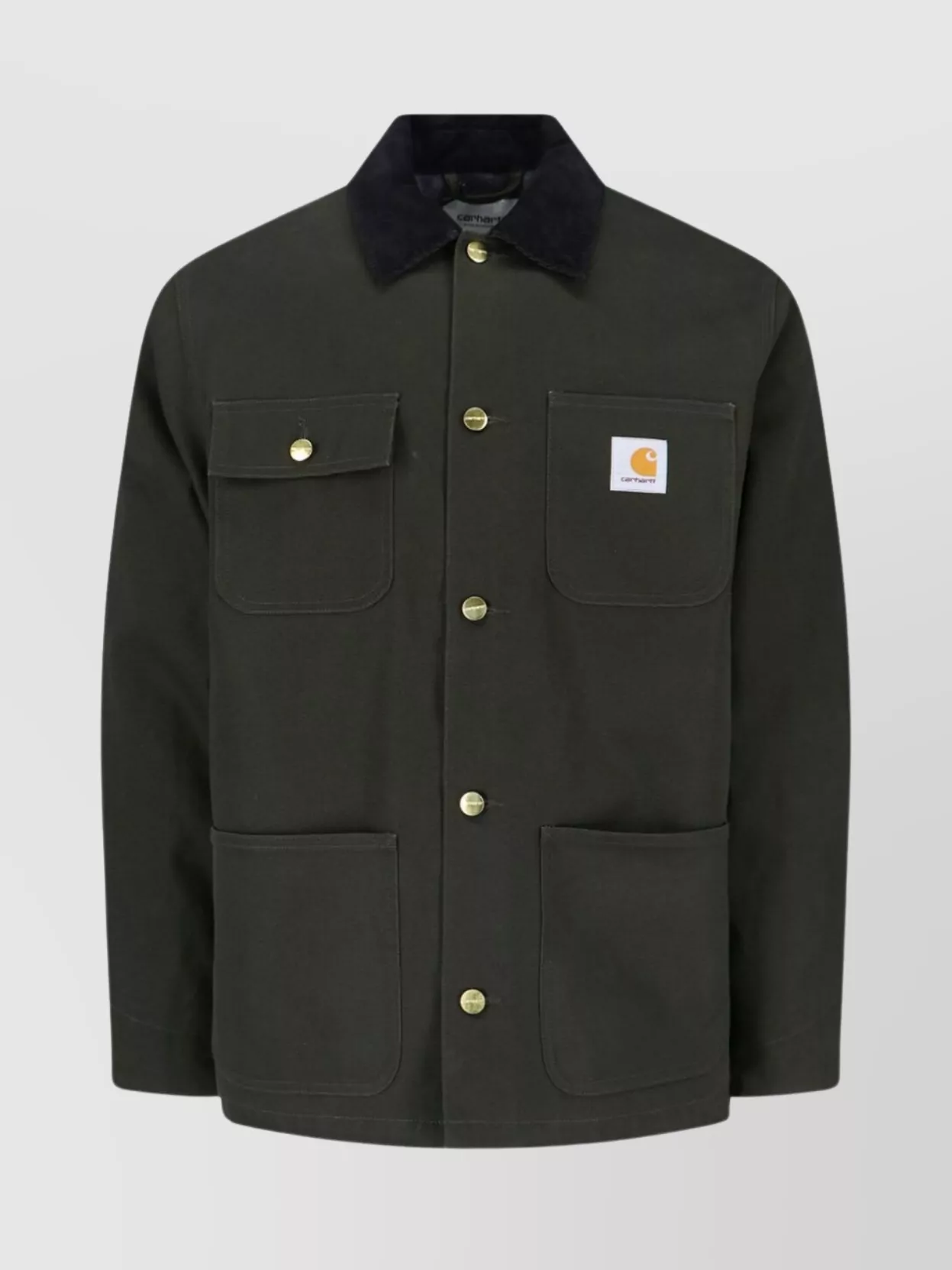 Carhartt Long Sleeve Jacket With Chest And Front Pockets In Green